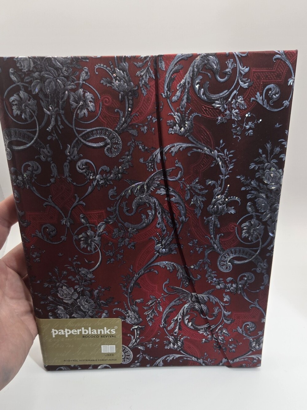 New! Paperblank Journal With Magnetic Cover Elastic And Ribbon Marker